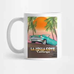 La Jolla Cove California travel poster Mug